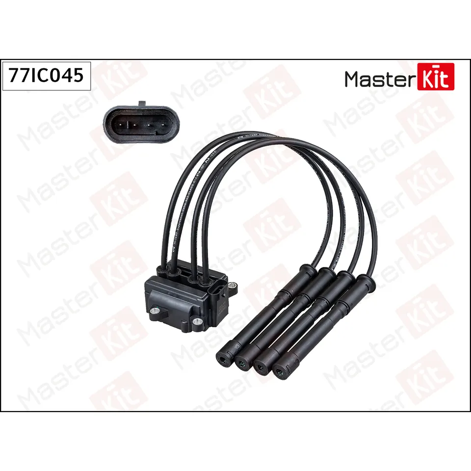 Катушка зажигания RENAULT CLIO 1.2 05- MASTERKIT 77IC045