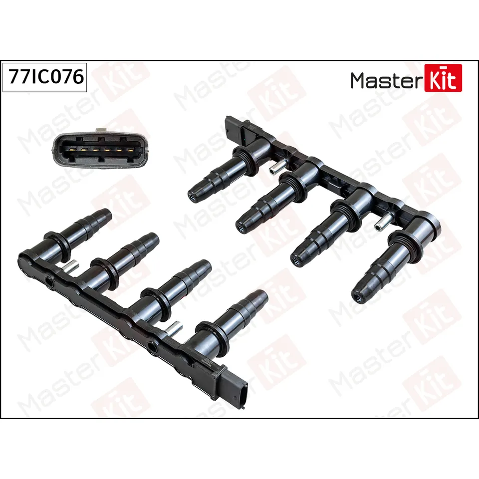 Катушка зажигания OPEL ASTRA H/J 1.6/1.8 MASTERKIT 77IC076