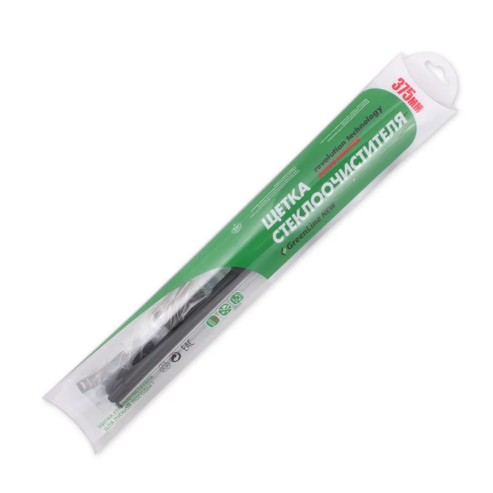 Щетка стеклоочистителя 375 мм бескаркасная 1 шт VK TECHNOLOGY Green Line NEW VT 05632