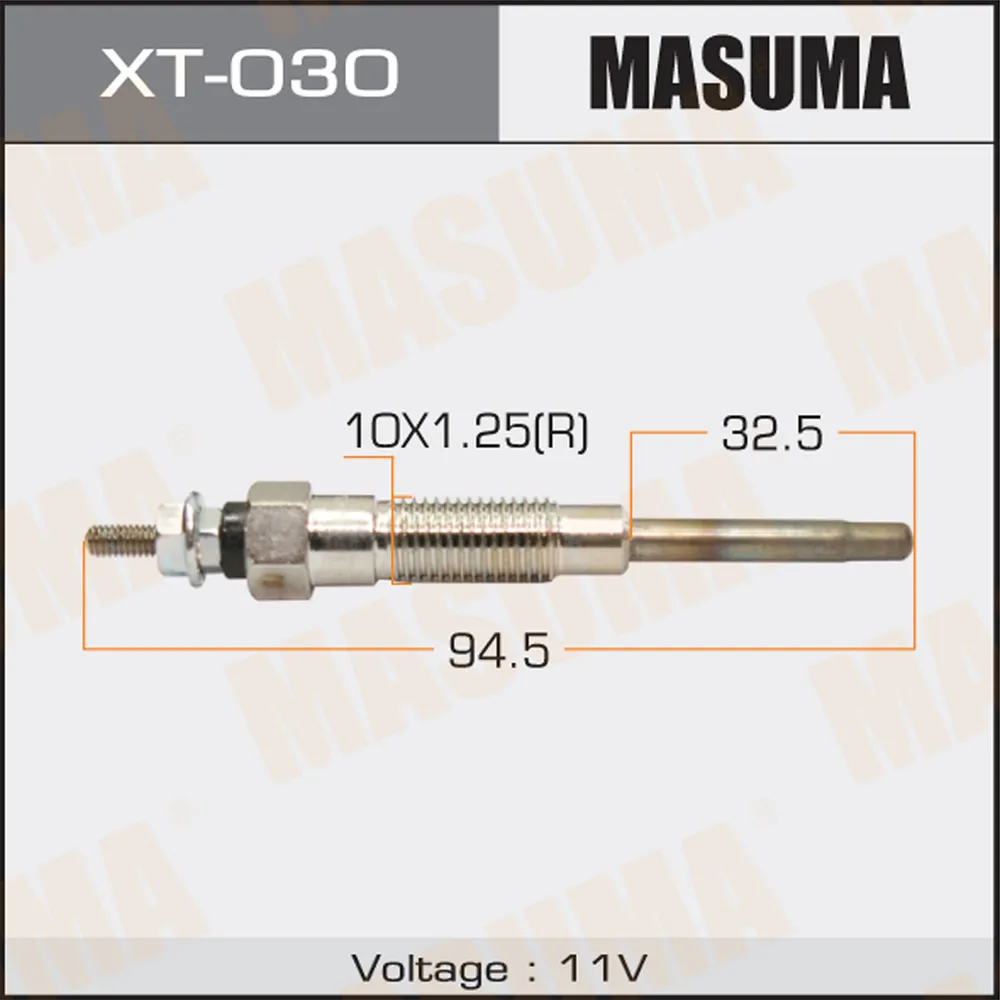 Свеча накаливания TOYOTA COROLLA II MASUMA XT-030