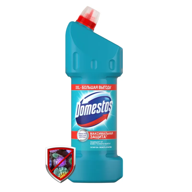 Средство для сантехники DOMESTOS универсальное Свежесть Атлантики 1,5 л 1482950