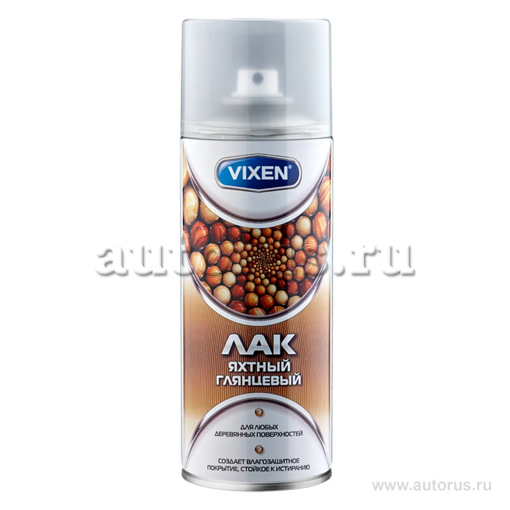Лак яхтный глянцевый, аэрозоль 520 мл VIXEN  VX24002