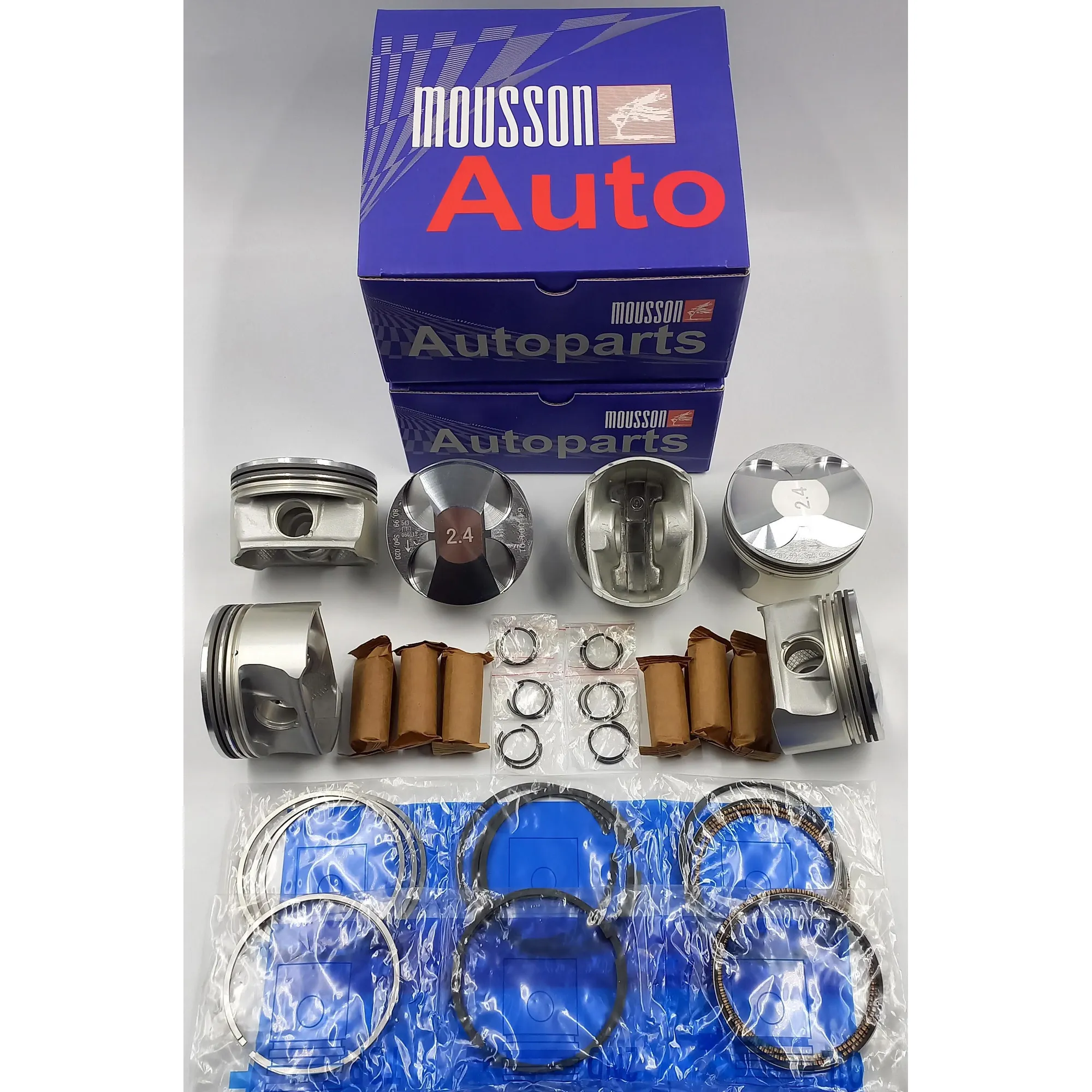 Поршень кольца комплект VW 2.4 EA837 19mm на 1 цилиндр MOUSSON SPR24EA83719STD
