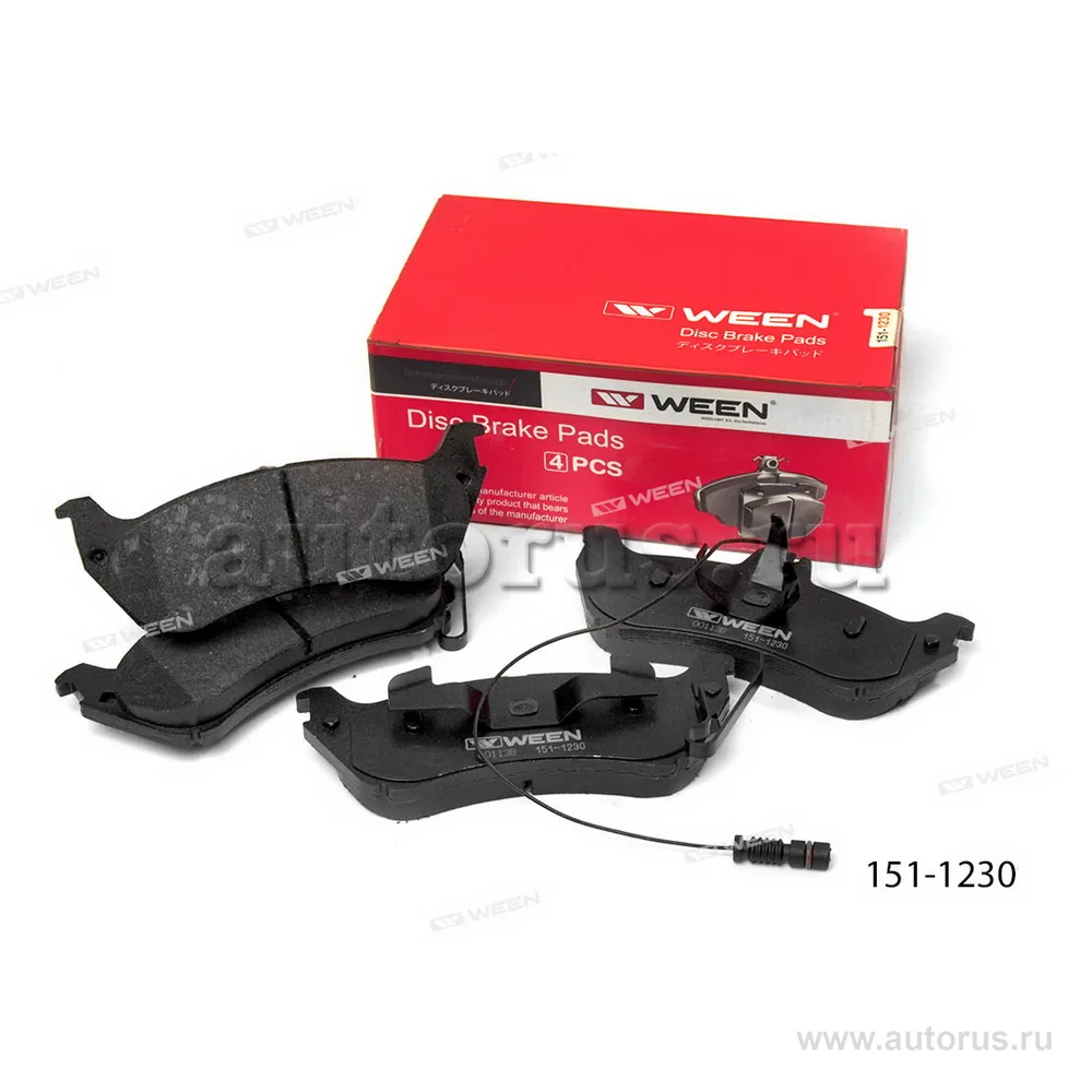 Тормозные колодки дисковые задние MERCEDES-BENZ M-class (W163) WEEN 151-1230