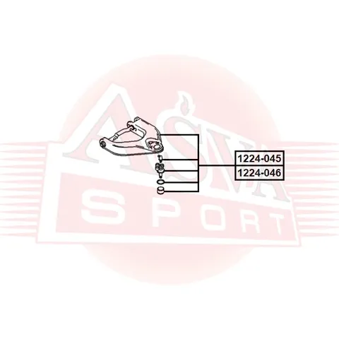 Рычаг ASVA 1224046