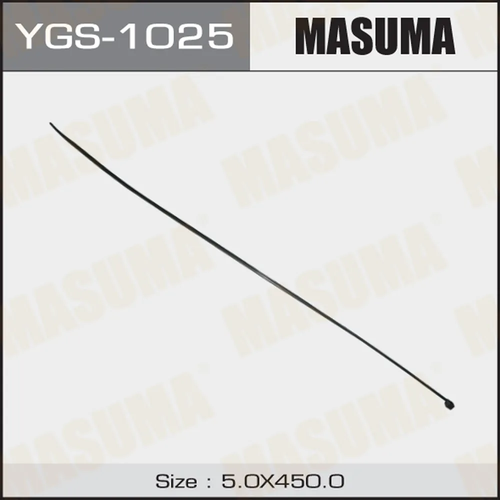 Стяжки пластиковые, хомуты черные 5х450 уп 100шт MASUMA YGS1025