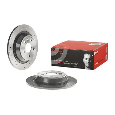 Диск тормозной FORD/LR MONDEO 4/EVOQUE 07- задний 302 мм.(с перфорацией) BREMBO 08A5401X