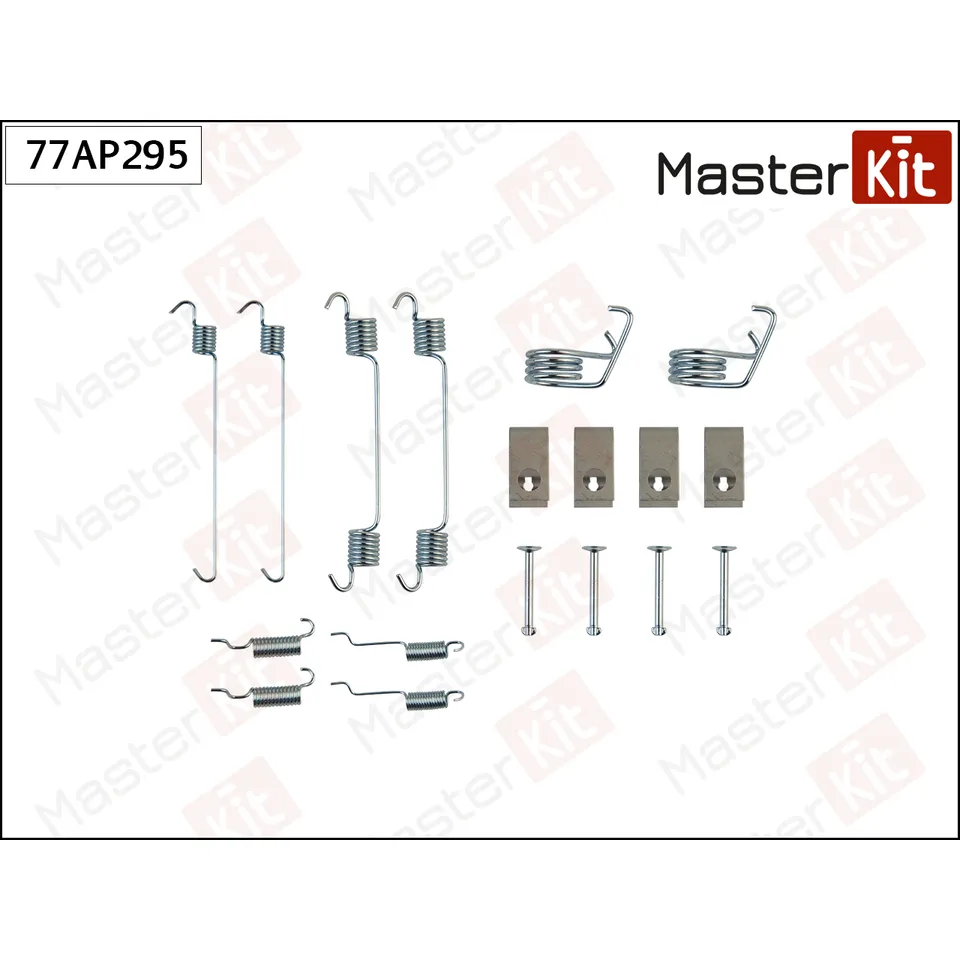 Комплект установочный барабанных колодок Mazda 323 F VI (BJ) 1998 - 2004 77AP295 MASTERKIT 77AP295