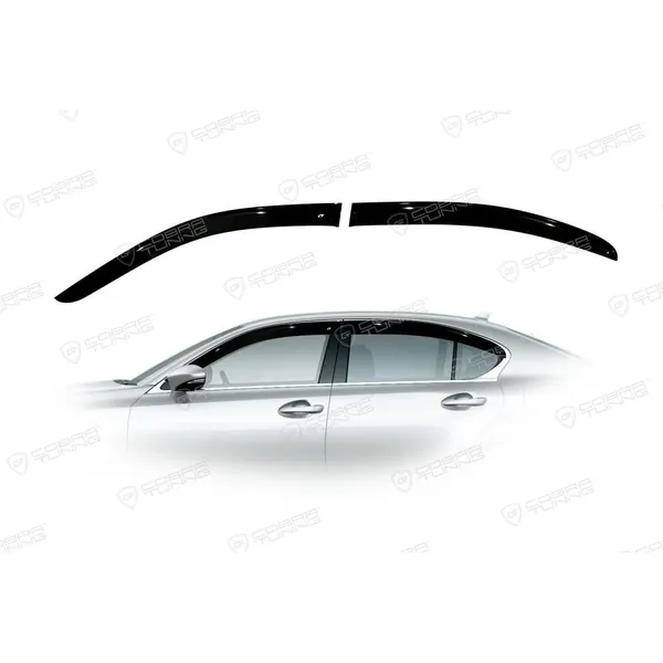 Дефлектора на окна Lexus GS IV 2012EuroStandard деф.окон  Cobra Tuning LE20812
