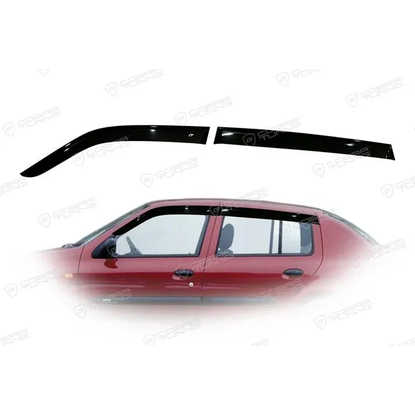 Дефлектора на окна Renault Symbol 2002-2008EuroStandard деф.окон Cobra Tuning RE11102