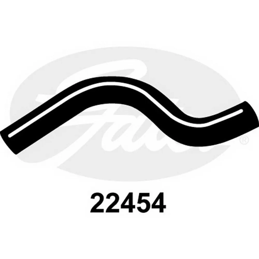 Патрубок системы охлаждения MAZDA 323 GATES 22454