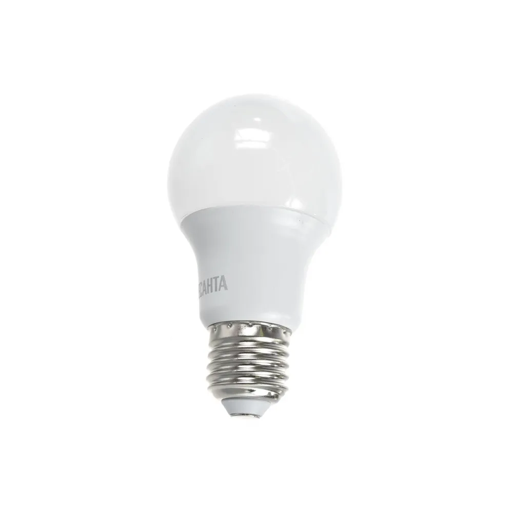 Лампа светодиодная 230V бытовая 7W E27 4000K Ресанта LL-R-A60 1 шт. картон 76/1/12