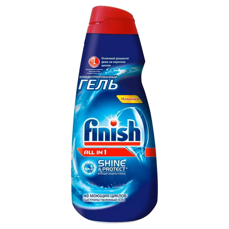 Гель для ПММ FINISH ShineProtect All in1, 1л 924723