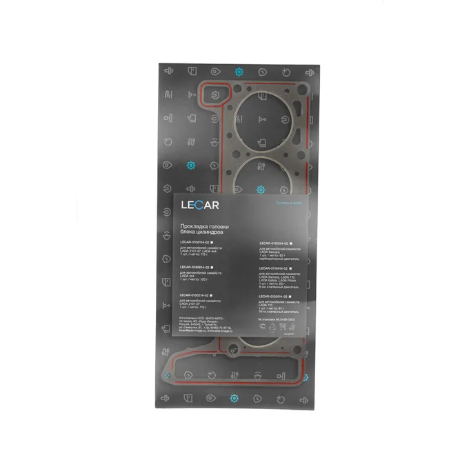 Прокладка ГБЦ ВАЗ 2101-07, 2121 LADA 2101-07, 4x4 LECAR LECAR010011402