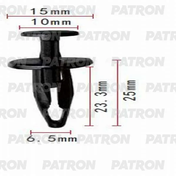 Клипса пластмассовая Ford,GM применяемость: панель приборов - торпеда, PATRON P370762