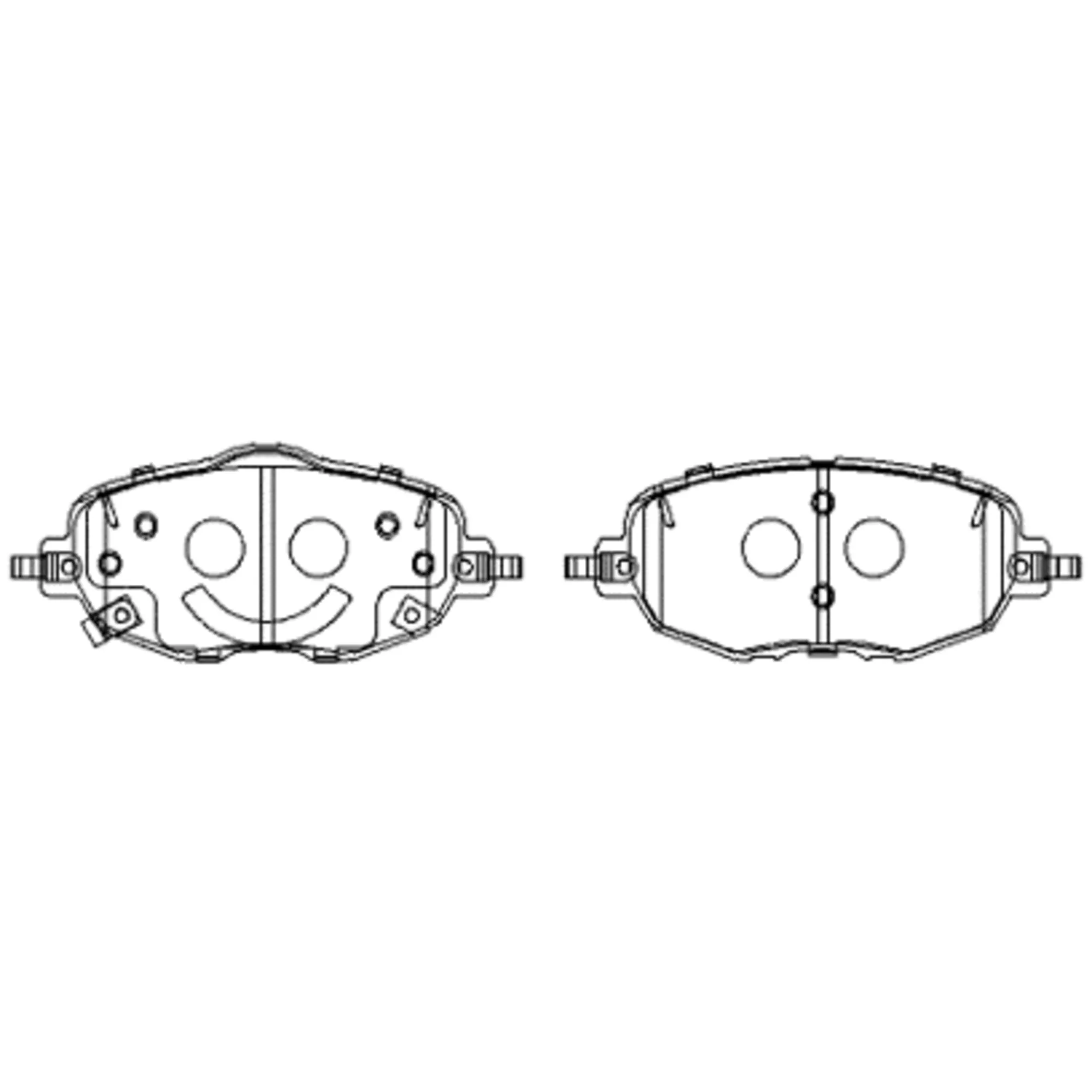 Колодки передние CHANGAN UNI-V 22- CTR GK1534