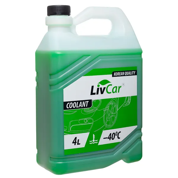 Антифриз LIVCAR Coolant G11 готовый -40 зеленый 4 л LCA40-004G
