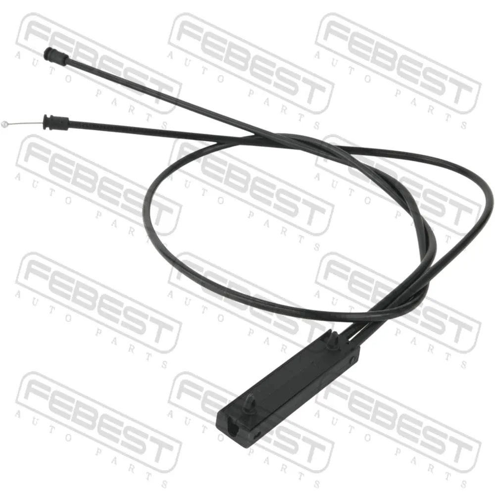 Трос привода открывания замка капота BMW X3 E83 LCI 2006-2010 [ECE] FEBEST 19101-E83F