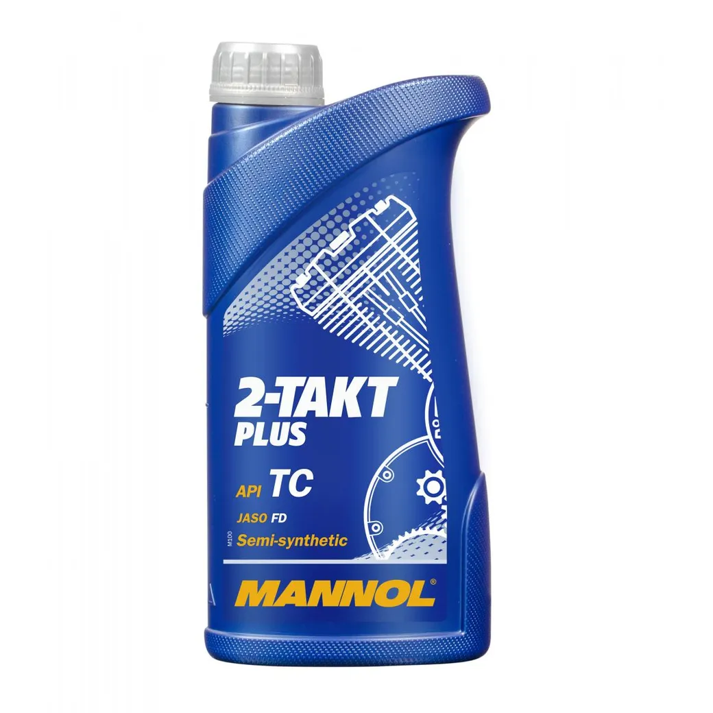 Масло моторное 2T Mannol 2-Takt Plus полусинтетическое 1 л 1404