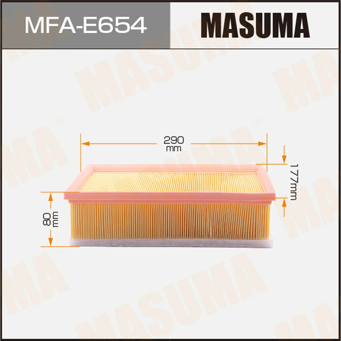 Фильтр воздушный MASUMA MFAE654