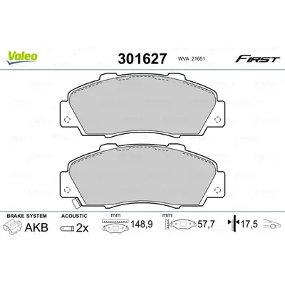 Колодки торм. пер. HONDA CIVICACCORD