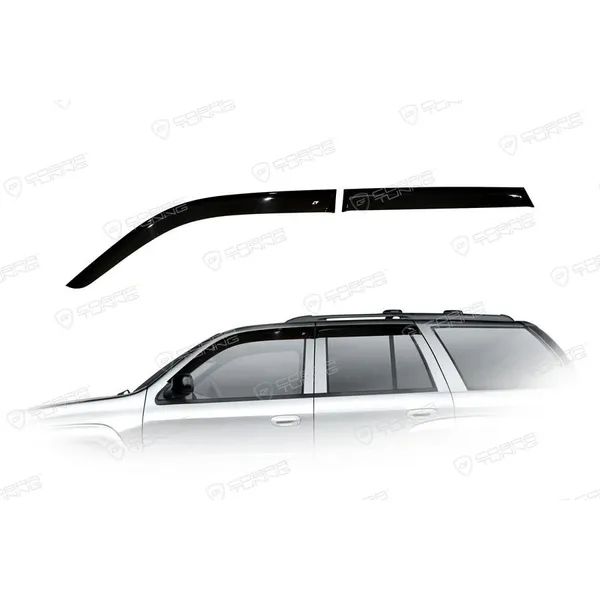 Дефлектора на окна Chevrolet Trailblazer 2002-2010EuroStandard деф.окон Cobra Tuning CE31102