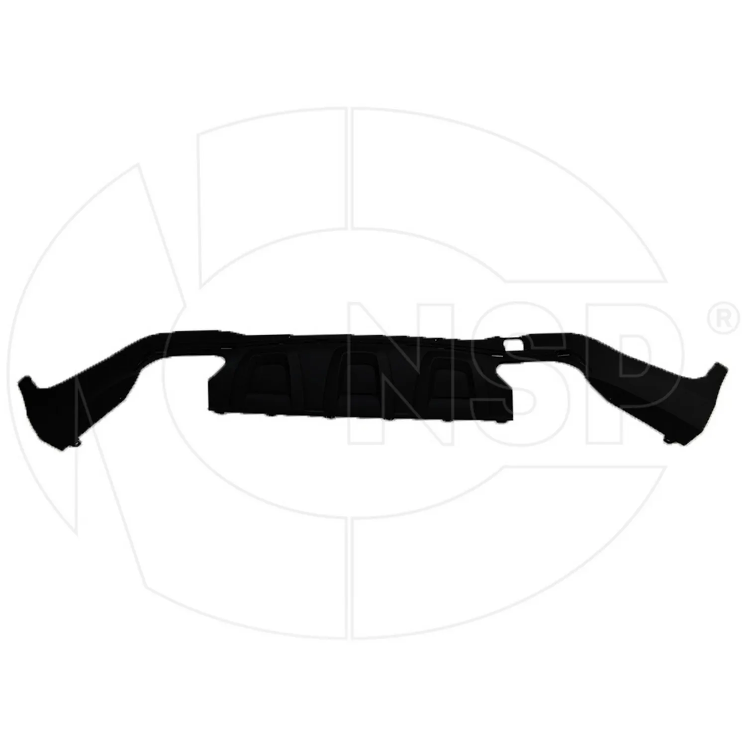 Накладка бампера заднего MERCEDES GLC-Class (W253) (15-19)
