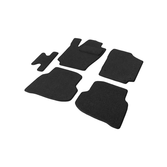 Текстильные коврики салона, AutoFlex, Business, для Volkswagen Polo V седан 2010-2020, цвет графит 5580101