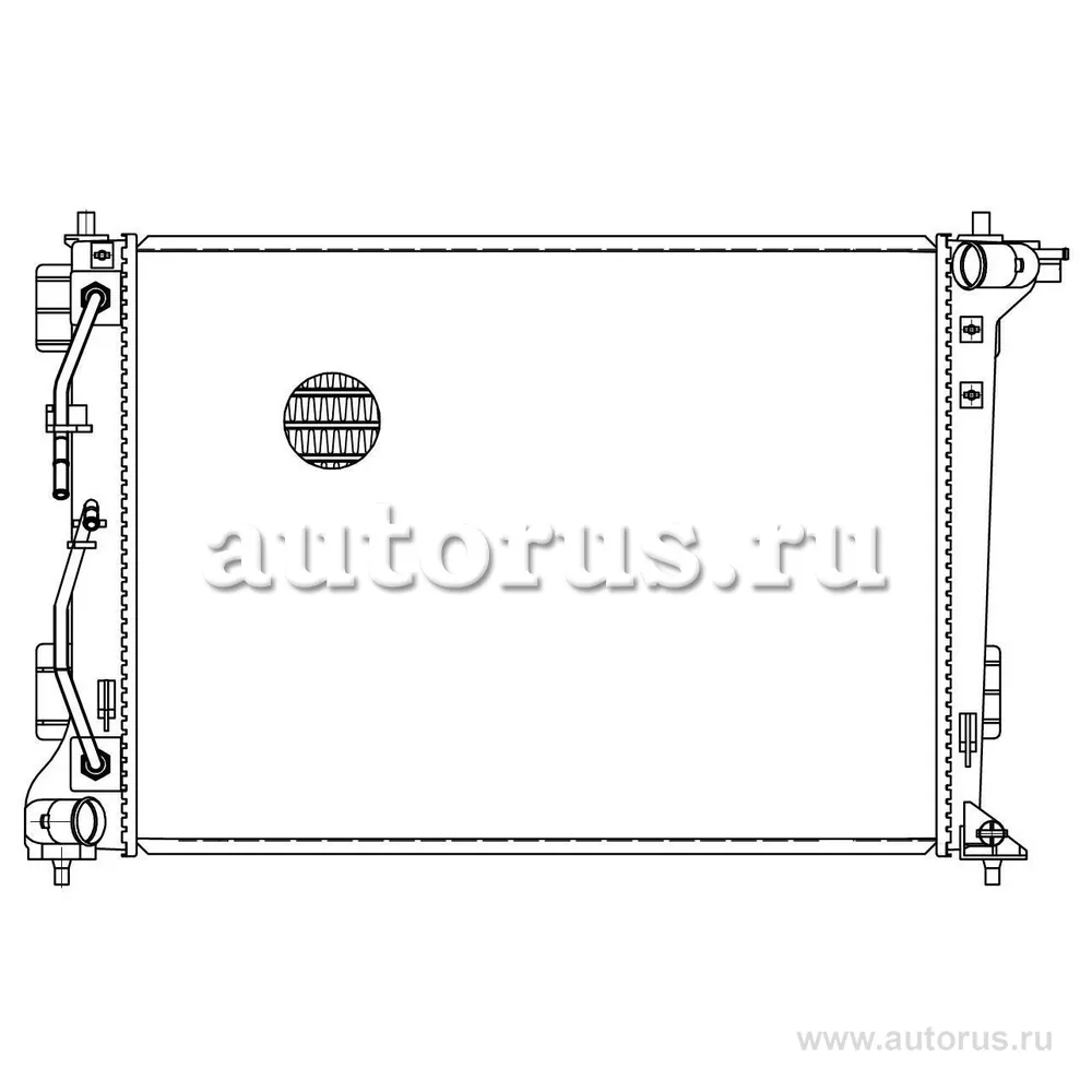 Радиатор охл. для а/м Hyundai Tucson (15-)/Kia Sportage IV (16-) 1.6T/2.0i AT LUZAR LRc 08135