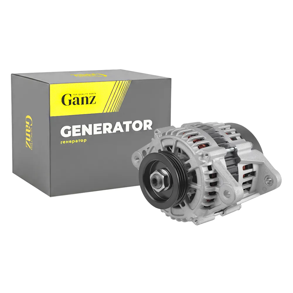 Генератор (90A) для ВАЗ 2108-10 инжектор GANZ GRR13001