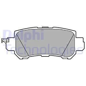 Колодки тормозные MAZDA CX-5 11- задние DELPHI LP2482