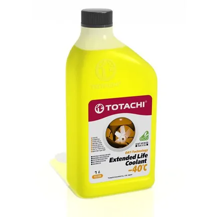 Антифриз TOTACHI ELC Yellow G13 готовый -40C желтый 1 л 4589904927188