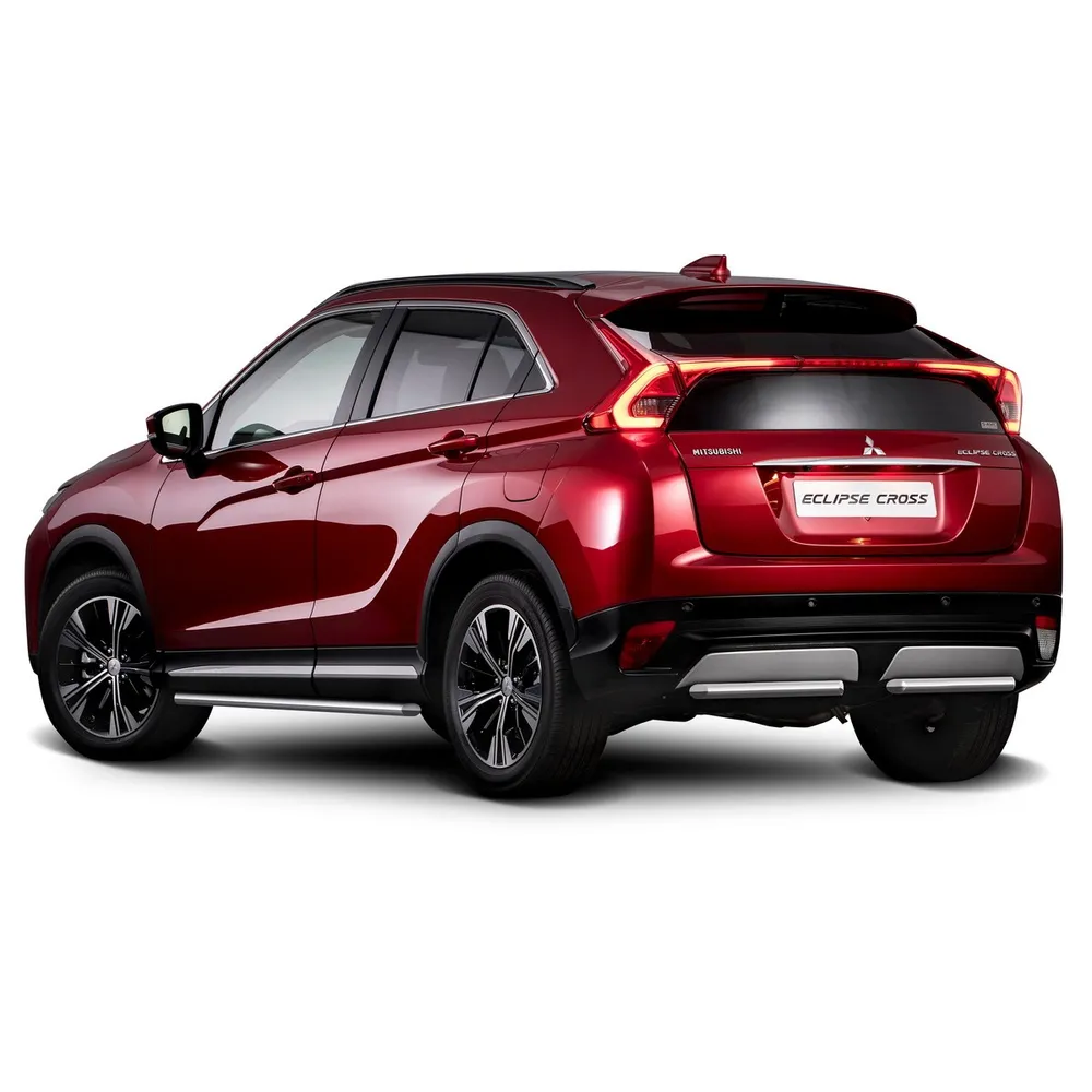 Защита порогов d42 Rival для Mitsubishi Eclipse Cross I 2018-н.в., нерж. сталь, 2 шт., R.4014.005
