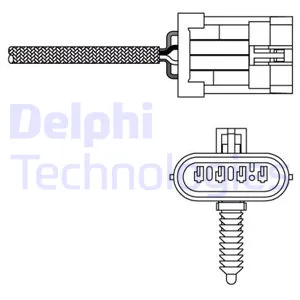 Датчик кислорода, лямбда-зонд CHEVROLET Aveo DELPHI ES20135-12B1