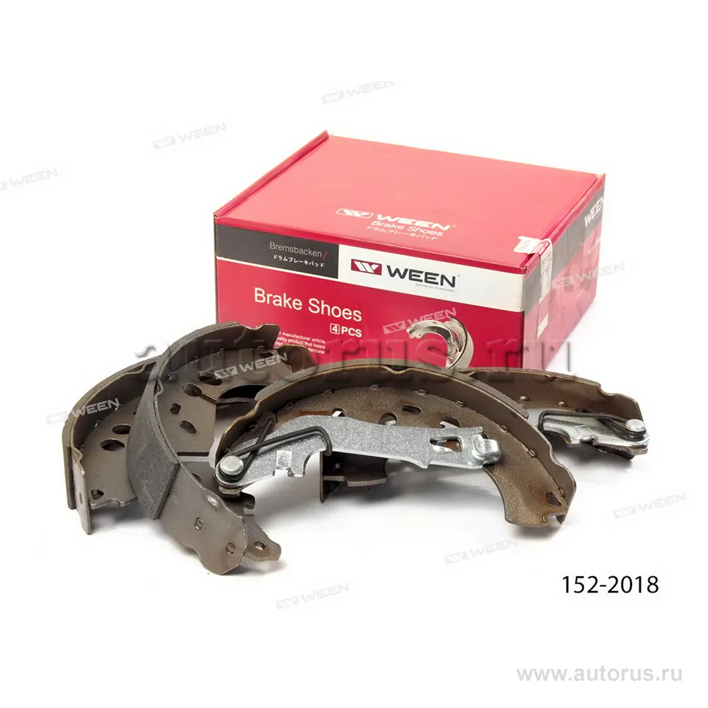 Тормозные колодки барабанные FIAT Grande Punto, Punto, OPEL Corsa D WEEN 152-2018