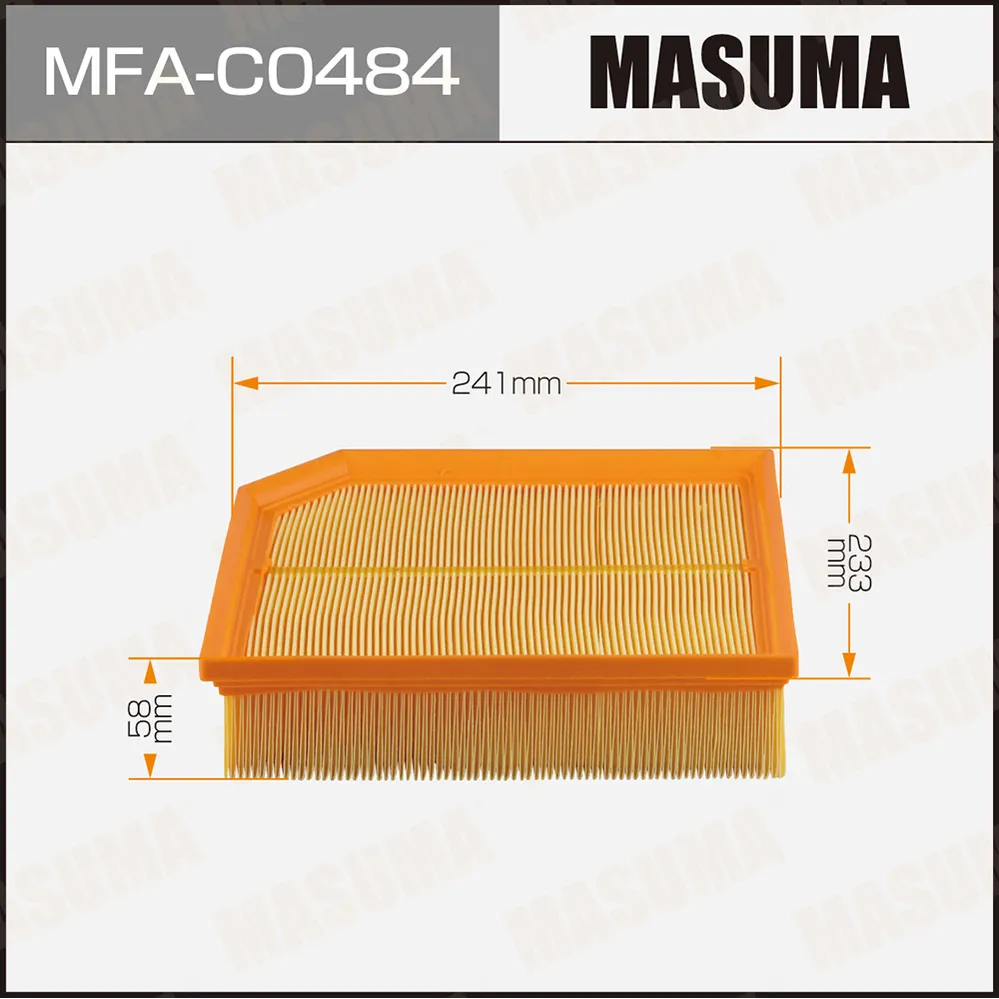 Фильтр воздушный MASUMA MFAC0484