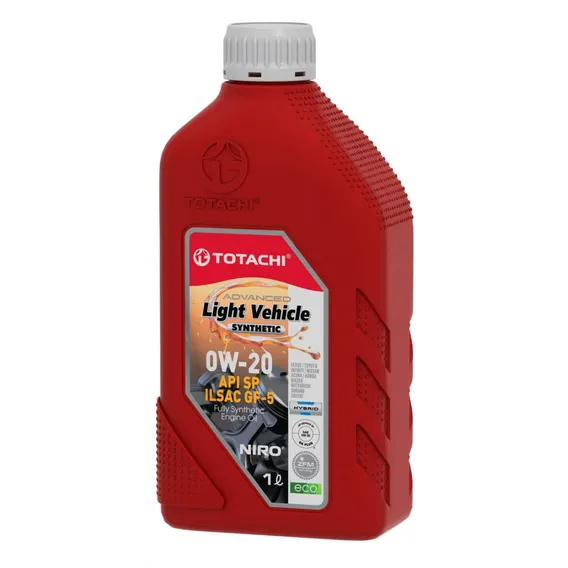 Моторное масло TOTACHI NIRO LV Synthetic SAE 0W-20 API SP, SN PLUS, SN/RC, ILSAC GF-5 1л TOTACHI 1F901