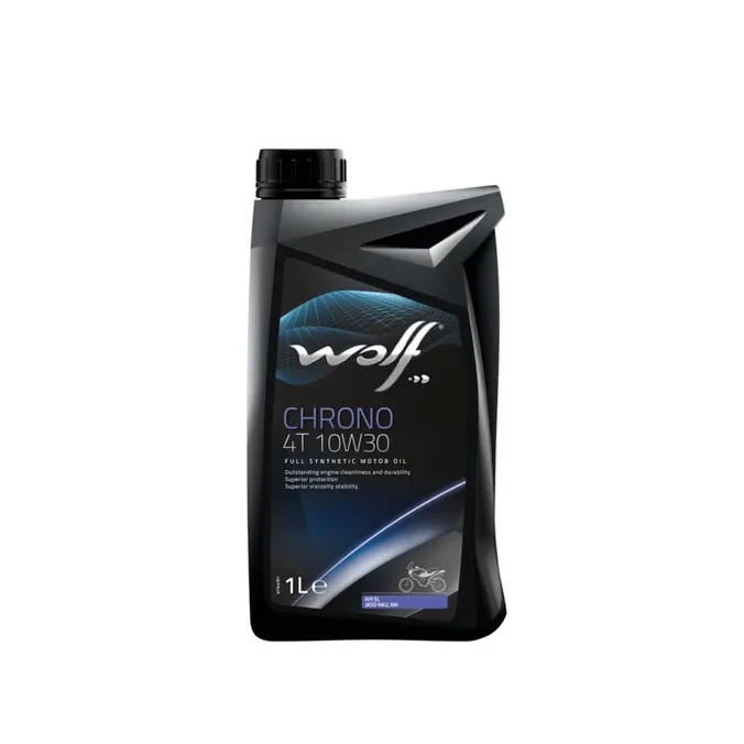 Масло CHRONO 4T 10W30 синтетика 10W-30 1 л. Wolf 8335419