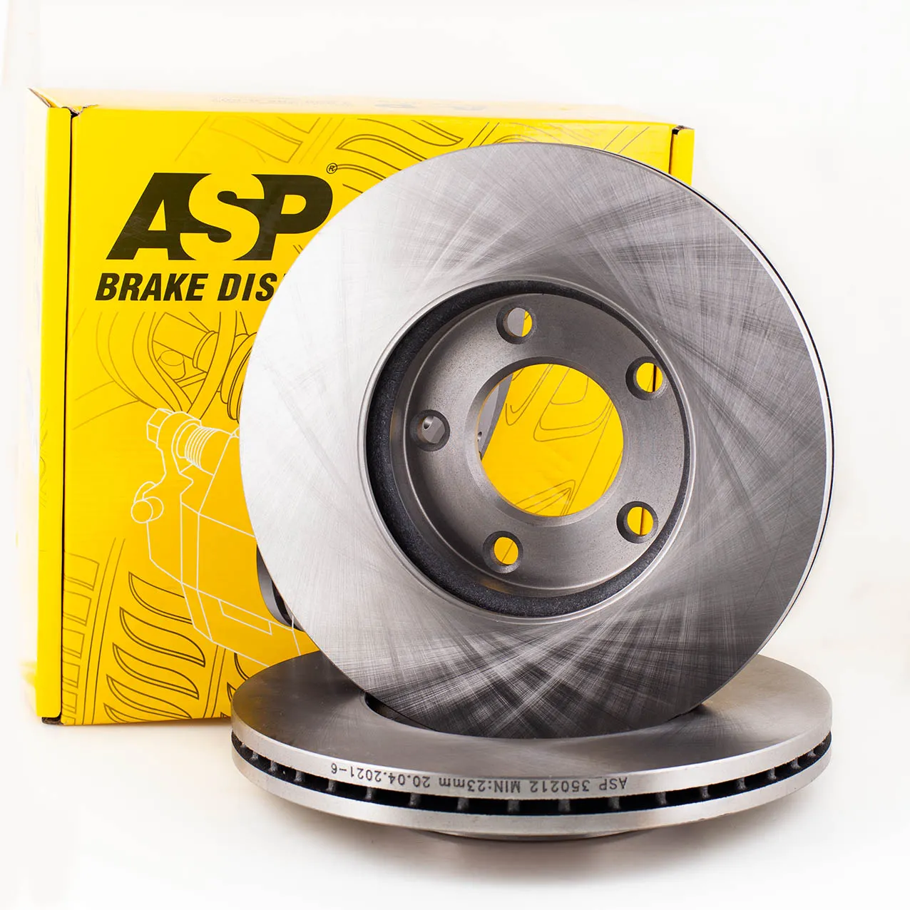 Диск тормозной передний MAZDA 3 1.4/1.6L ALL 03->/MAZDA 5 05-> ASP 350212