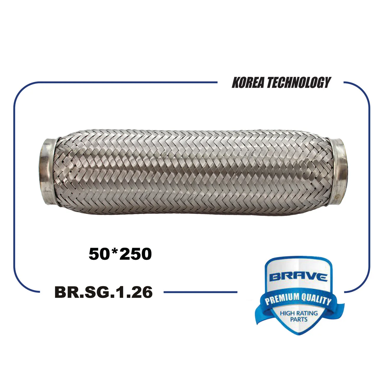 Гофра глушителя 50250 Interloсk BR.SG.1.26 BRAVE BRSG126