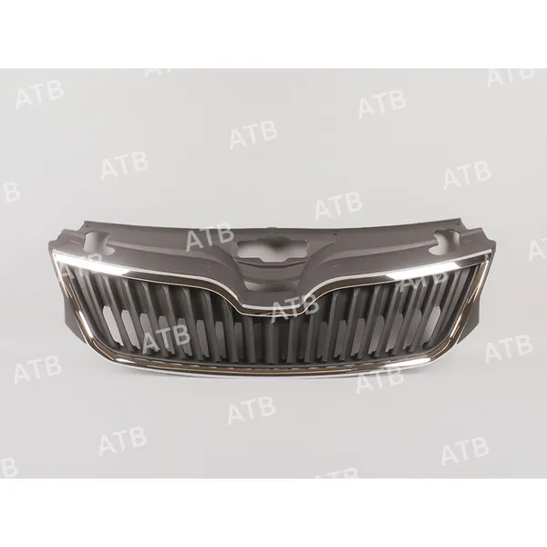 Решетка радиатора Skoda Rapid 1 2012-2020 хром ATB 1ASR10JX