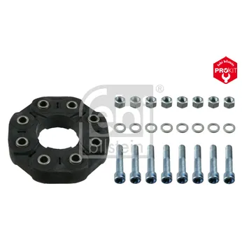 Муфта кардана к-кт с болтами и гайками mb w203, t203 2.4-3.2 4wd 02> FEBI 21199