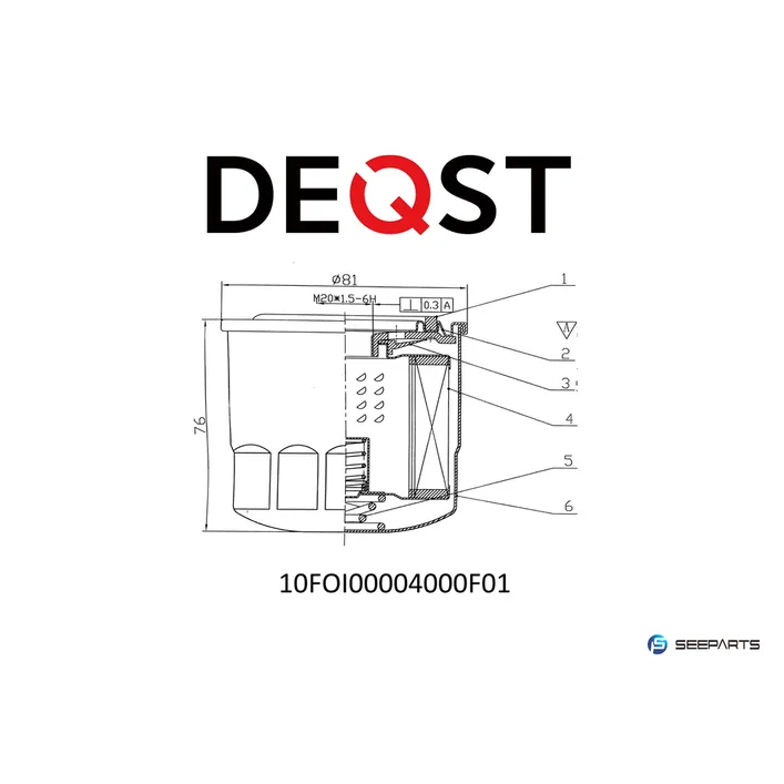 Фильтр масляный. HYUNDAI SONATA IV (NEW EF) 10.01-,HYUNDAI SONATA V DEQST 10FOI00004000