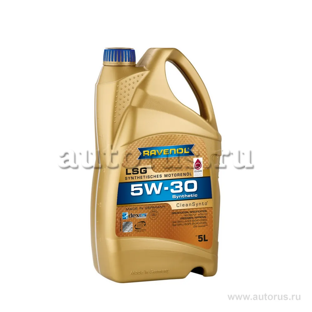 Моторное масло RAVENOL LSG SAE 5W-30 ( 5л) new Ravenol 4014835722750