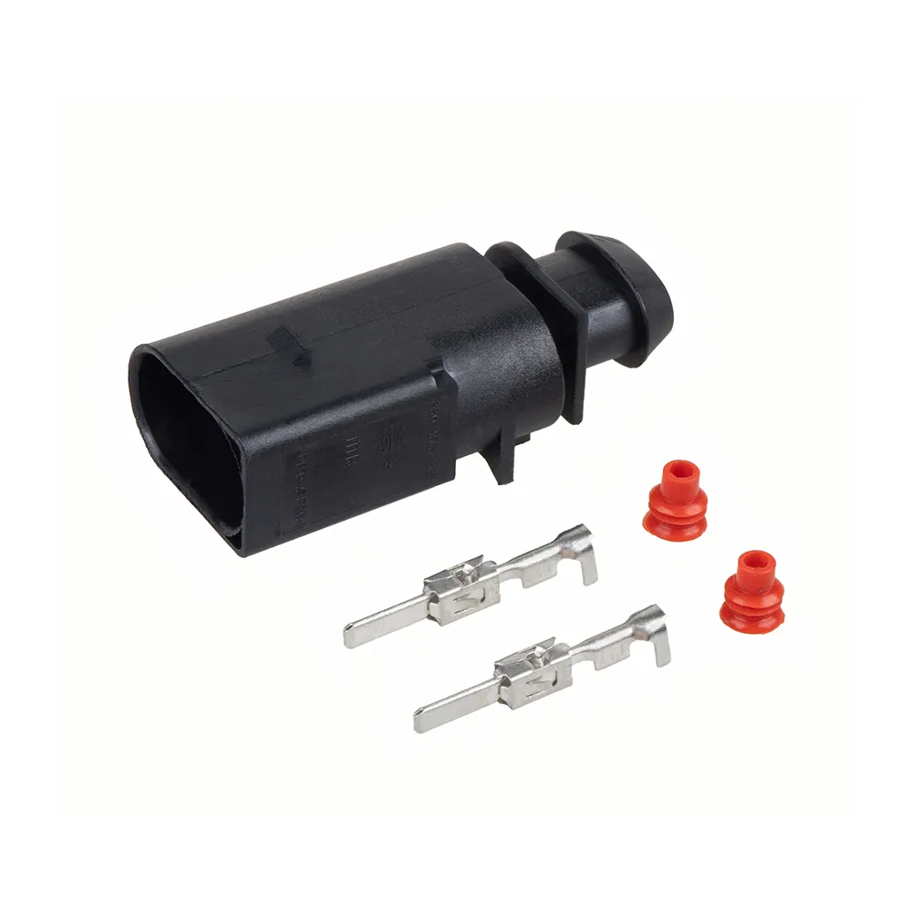 Разъем (2pin) 2 контакта аккумуляторной батареи +, звукового сигнала для Volkswagen. GANZ GRP222011