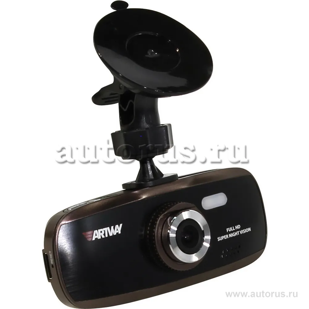Видеорегистратор автомобильный, ARTWAY, Full HD, экран 2.7, обзор 170°, G-сенсор, датчик удара Artway 390