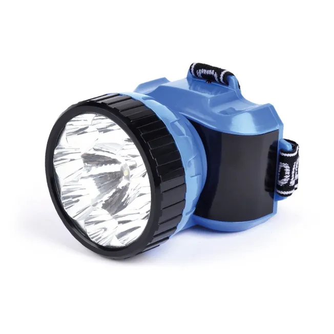 Аккумуляторный налобный фонарь 1ВТ + 8 LED Smartbuy, синий SMARTBUY SBF-25-B
