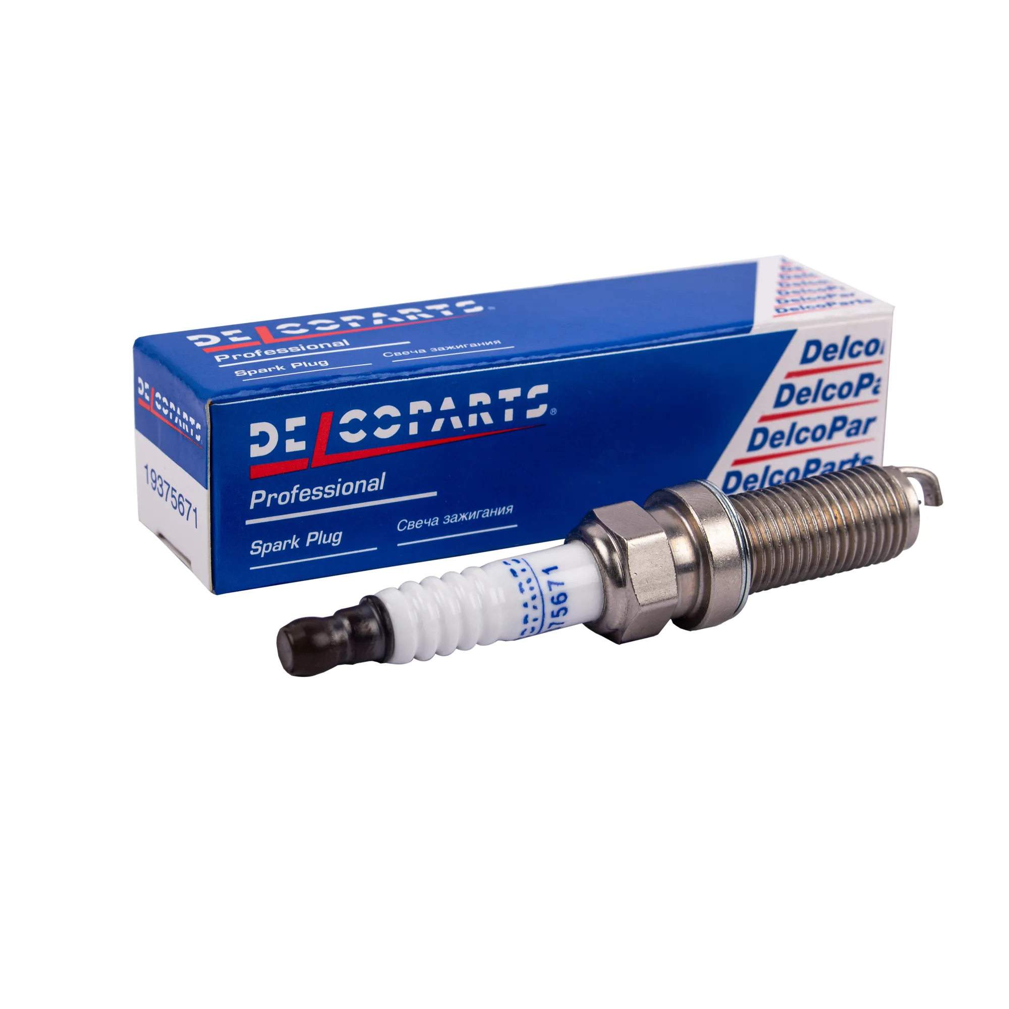 Свеча зажигания с платиновым электродом Nissan QASHQAI, TIIDA, NOTE, Toyota COROLLA, RAV4 DelcoParts 19375671