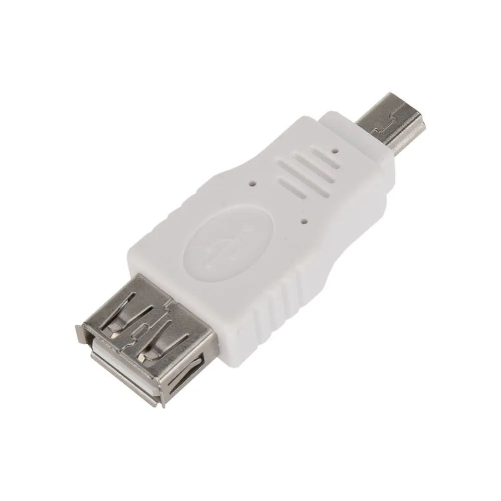 Переходник USB (гнездо USB-A - штекер mini USB), (1шт.)  REXANT 06-0191-A