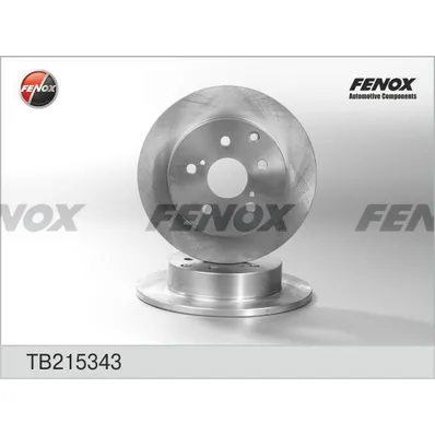 Диск тормозной задний TOYOTA RAV 4 III 08-, RAV 4 IV 12- 281X12X5; FENOX TB215343